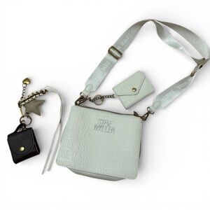 Steve Madden small crossbody tote bag coin purse keychain card holder set